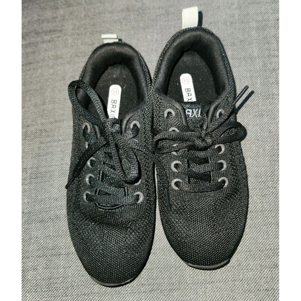 BAXINIER Black Cheerleading Shoes Youth Cheer Competition Girls Sz US 13.5 (31)